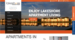 Desktop Screenshot of lakeshoreapartments.net